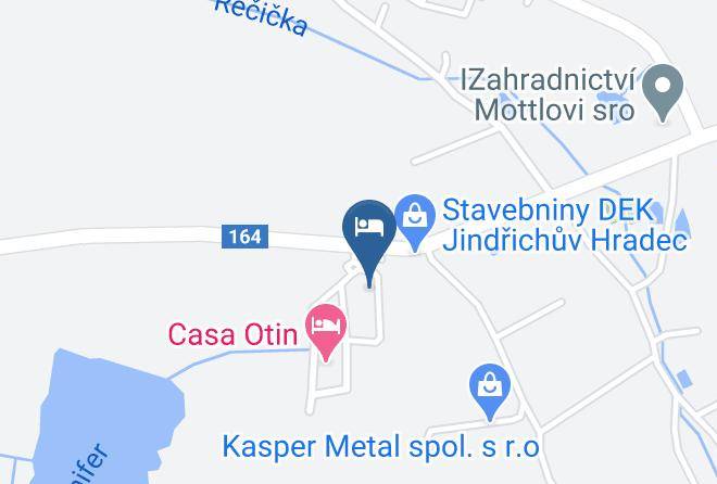 Jindrichuv Hradec - Ubytovani A Pedikura Otin Maps