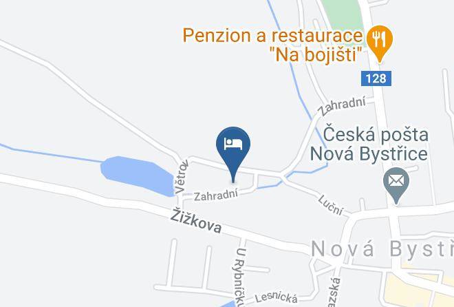 Jindrichuv Hradec - Ubytovani Bednarova Maps