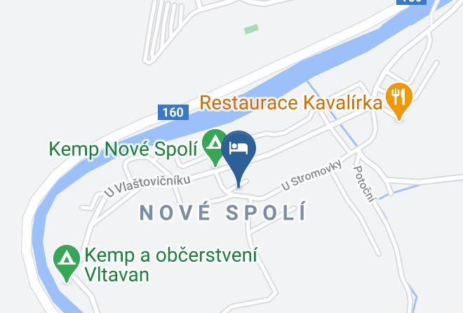 Cesky Krumlov - Ubytovani Bezchlebovi Maps