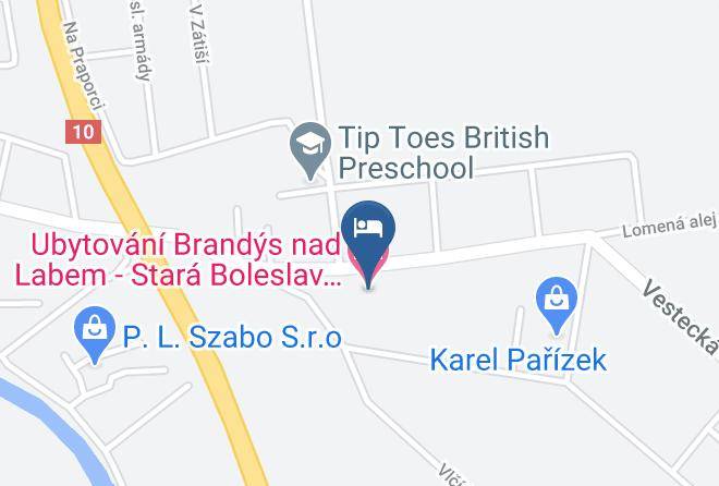 Prague East - Ubytovani Brandys Nad Labem Stara Boleslav Penzion Vosi Hnizdo Maps