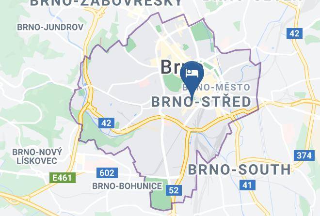 Brno - Ubytovani Brno Kopecna Maps