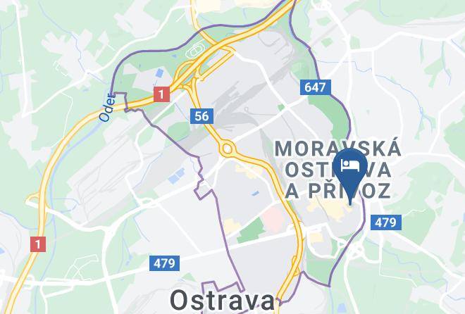 Ubytovani Colours Of Ostrava Map
