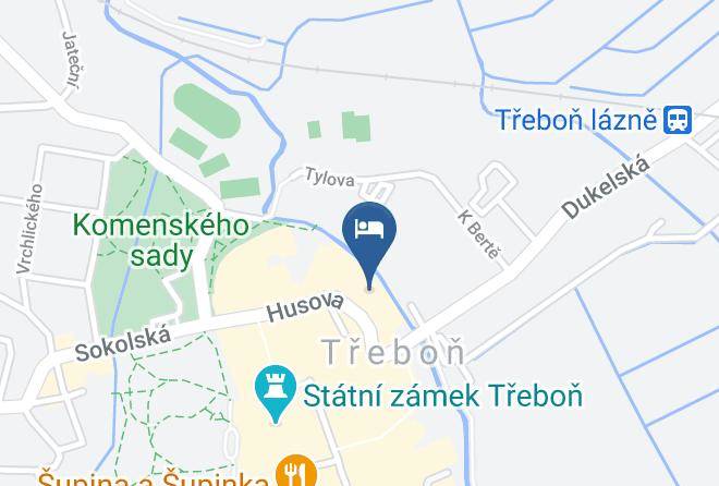 Jindrichuv Hradec - Ubytovani Dum U Zlate Stoky Maps