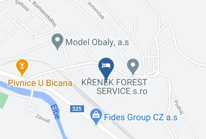 Trutnov - Ubytovani Hostinne U Olsu Maps