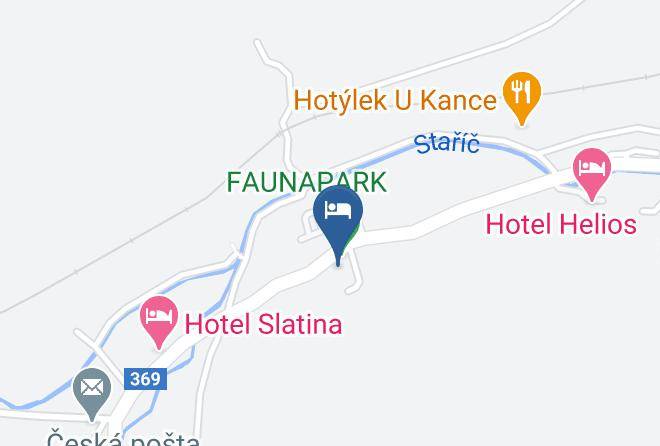Jesenik - Ubytovani Jeseniky Faunapark Maps