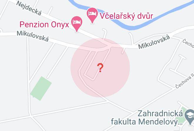 Ubytovani Lednice Map