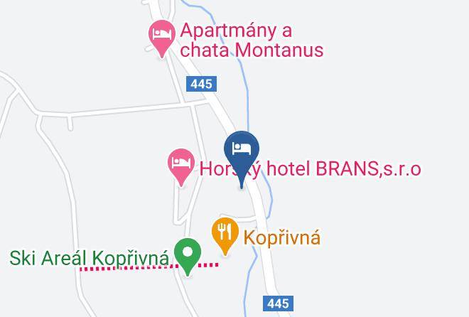 Bruntal - Ubytovani Maja Maps