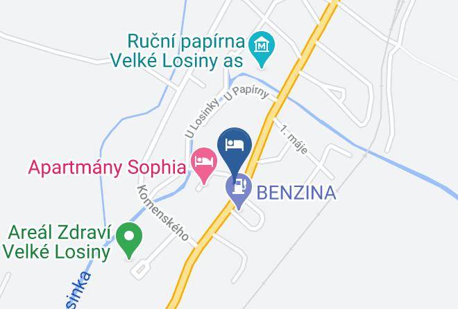 Sumperk - Ubytovani Mlyn Maps