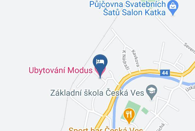 Ubytovani Modus Map