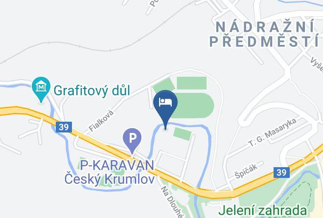 Cesky Krumlov - Ubytovani Na Hristi Maps