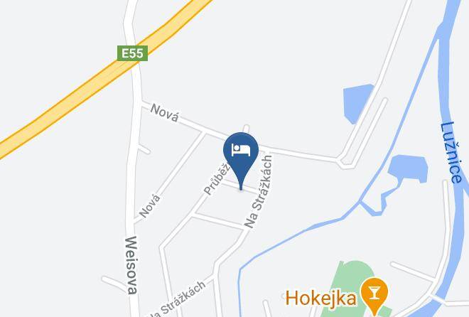 Ubytovani Na Kapradi Map