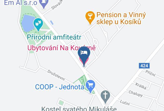Breclav - Ubytovani Na Kovarne Maps