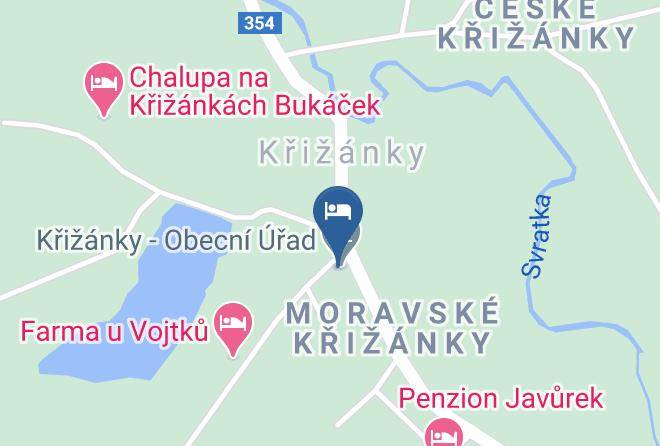 Zdar Nad Sazavou - Ubytovani Na Ou Krizanky Maps