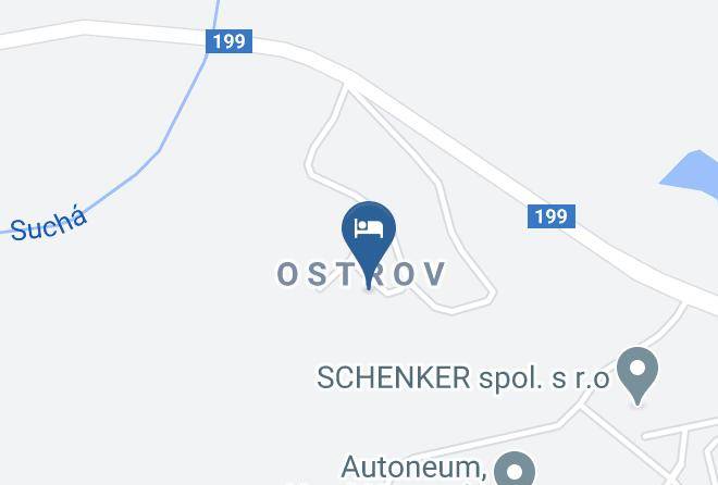 Tachov - Ubytovani Ostrov Maps