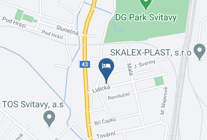 Svitavy - Ubytovani Penzion Svitavy Maps