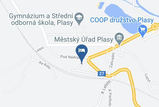 Pilsen North - Ubytovani Plasy Maps