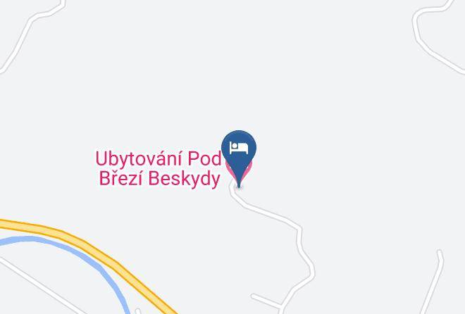 Vsetin - Ubytovani Pod Brezi Beskydy Maps