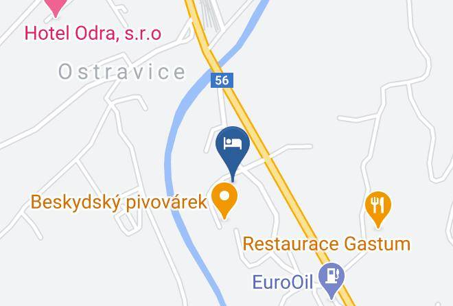 Frydek Mistek - Ubytovani Pod Horami Cagan Sro Maps