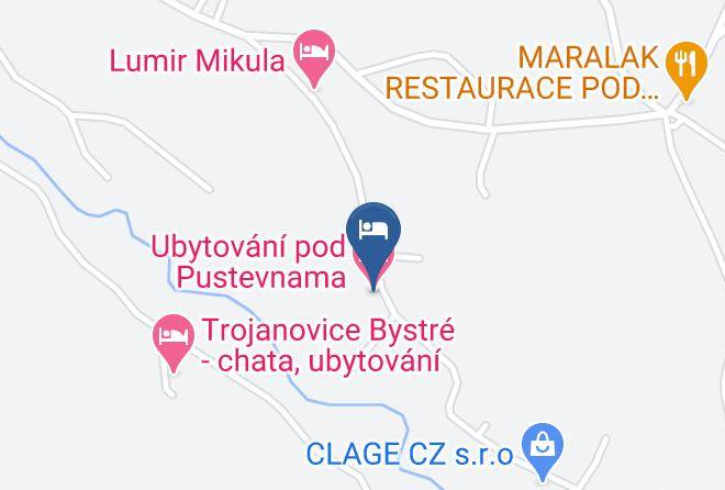 Novy Jicin - Ubytovani Pod Pustevnama Maps