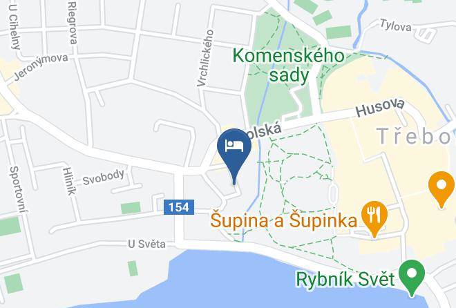 Jindrichuv Hradec - Ubytovani Pod Svetem Maps