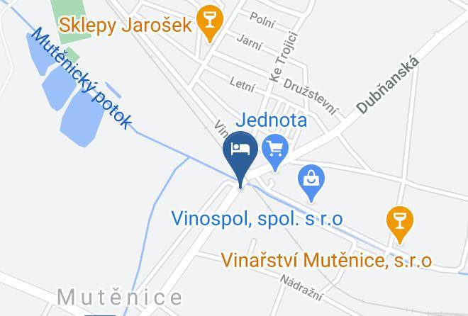 Hodonin - Ubytovani Relax Centrum Mutenice Maps