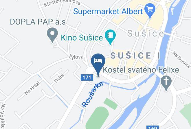 Klatovy - Ubytovani Rousarka Maps