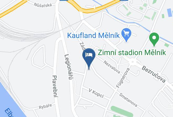 Ubytovani Soutok Map