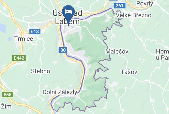 Usti Nad Labem - Ubytovani Strekov Arena Maps