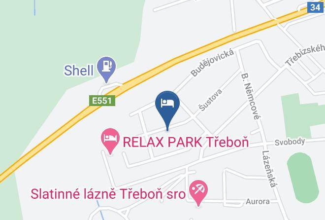 Jindrichuv Hradec - Ubytovani Sustovka Maps