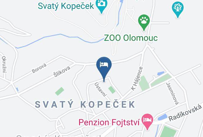 Ubytovani Svaty Kopecek Map