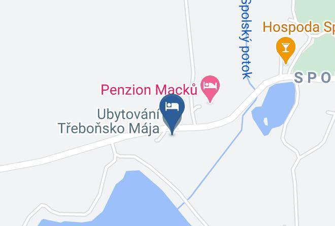 Ceske Budejovice - Ubytovani Trebonsko Maja Maps