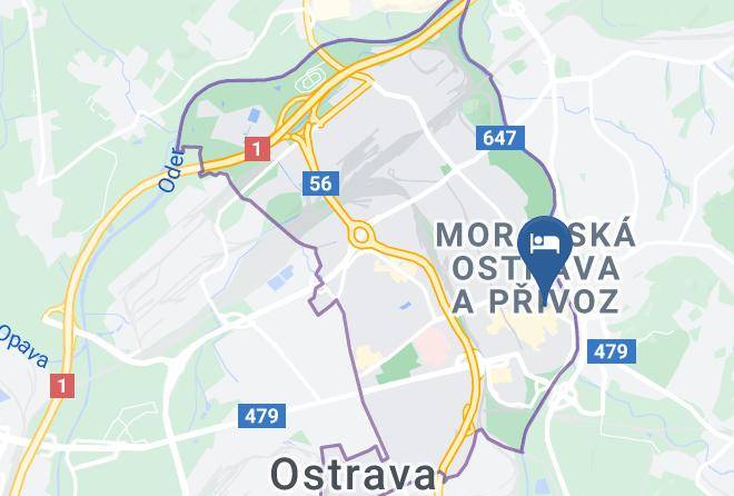 Ostrava - Ubytovani U Betty Maps