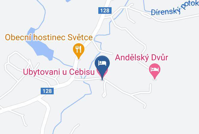 Jindrichuv Hradec - Ubytovani U Cebisu Maps