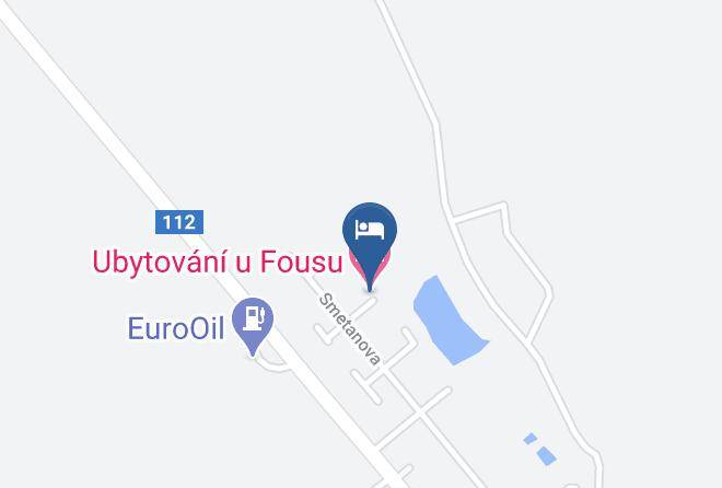 Ubytovani U Fousu Map