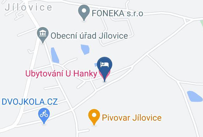 Ceske Budejovice - Ubytovani U Hanky Maps