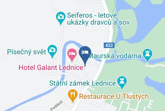 Breclav - Ubytovani U Janca Lednice Maps