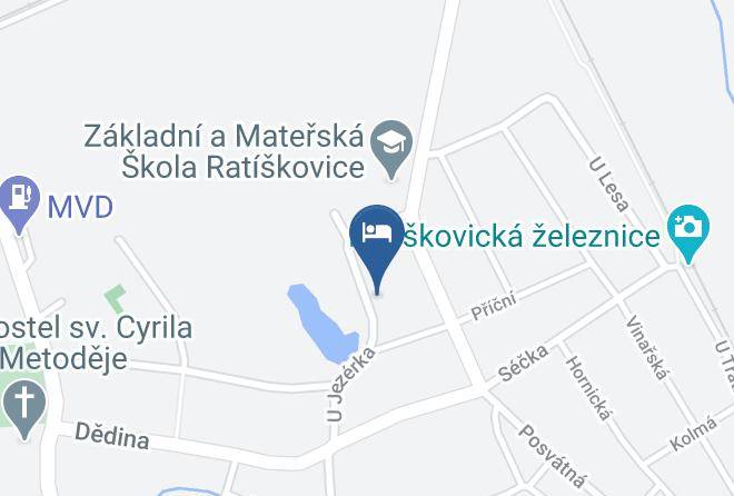Hodonin - Ubytovani U Jezerka Maps