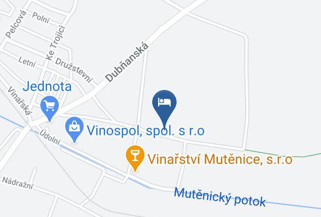 Hodonin - Ubytovani U Matyska Maps