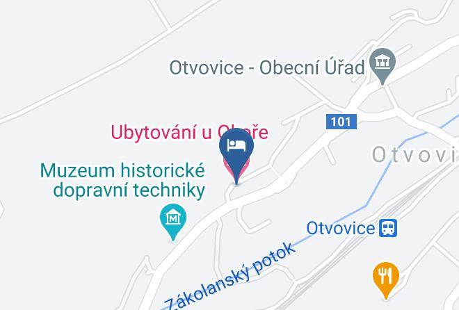 Kladno - Ubytovani U Okore Maps