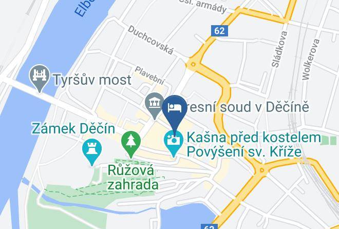 Decin - Restaurace U Pekare Decin Maps