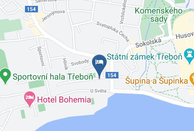 Jindrichuv Hradec - Ubytovani U Sveta Trebon Maps