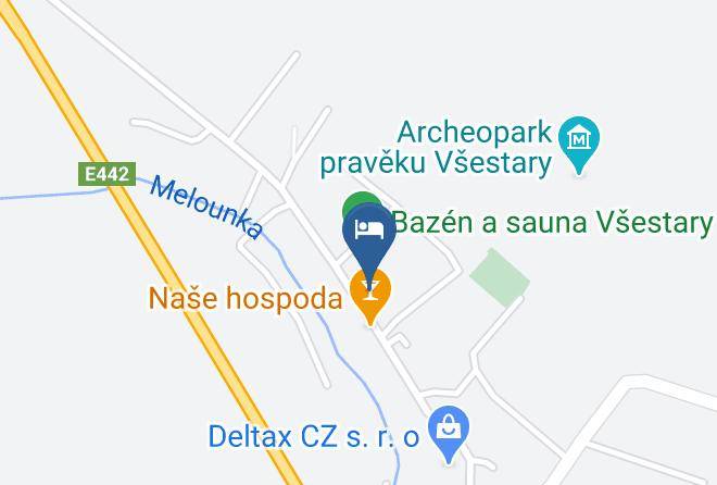 Vsestary - Ubytovani V Arealu Bazenu Maps