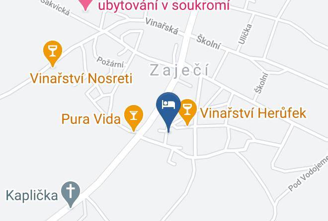 Ubytovani V Zajecskej Vezi Urbankova Petra Map
