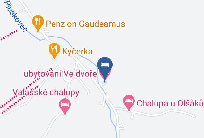 Ubytovani Ve Dvore Map