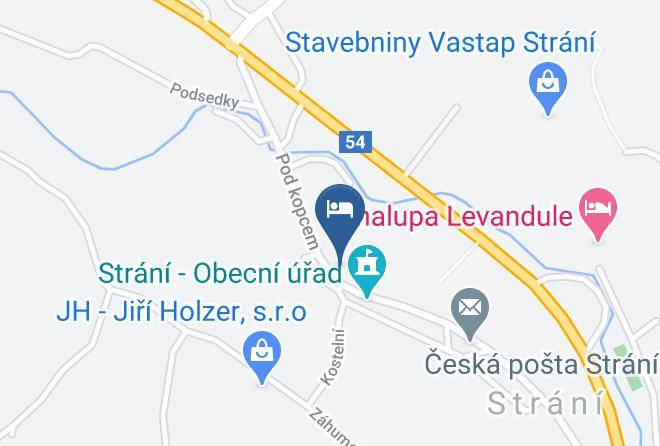 Uherske Hradiste - Ubytovani Zajgla Maps