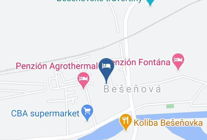 Ruzomberok - Ubytovanie Besenova Maps