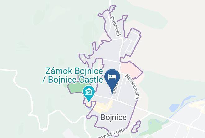 Prievidza - Ubytovanie Bojnice Penzion Ali Maps