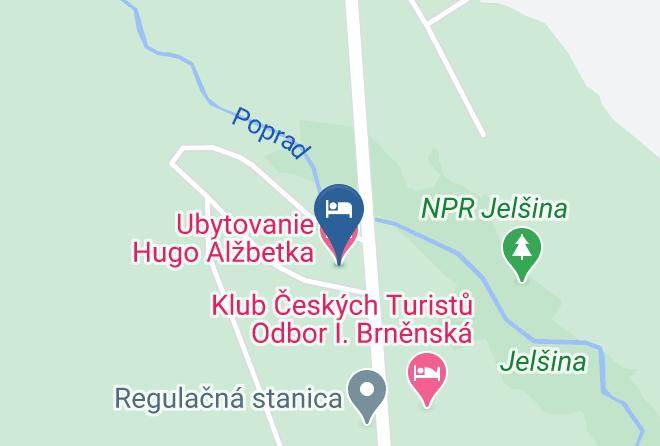 Poprad - Ubytovanie Hugo Alzbetka Maps