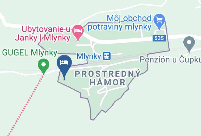 Ubytovanie Leski Map