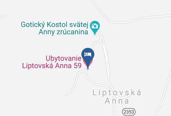 Liptovsky Mikulas - Ubytovanie Liptovska Anna 59 Maps